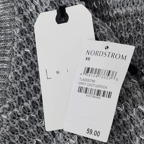 2/$30 Leith Grey Castlerock Long Sleeve Sweater Size XS | Cozy & Chic - Picture 4 of 6